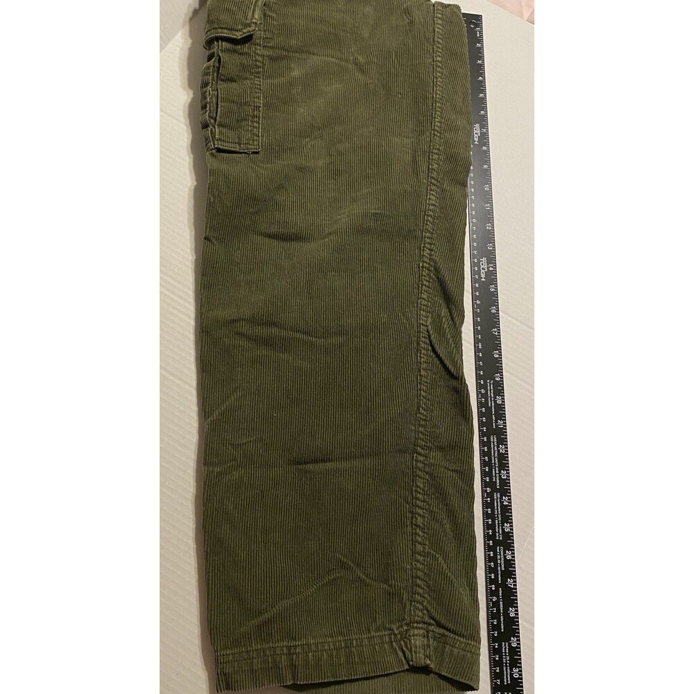 Vintage Old Navy Corduroy Cargo Pants Mens 32x31 Y2K 90s Baggy Skater Grunge - Picture 6 of 13